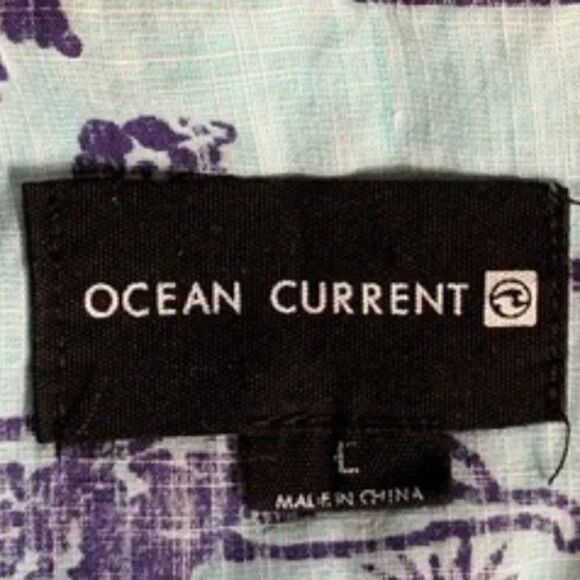 Ocean Current Men’s Short Sleeve Hawaiian Shirt size L - Picture 6 of 6